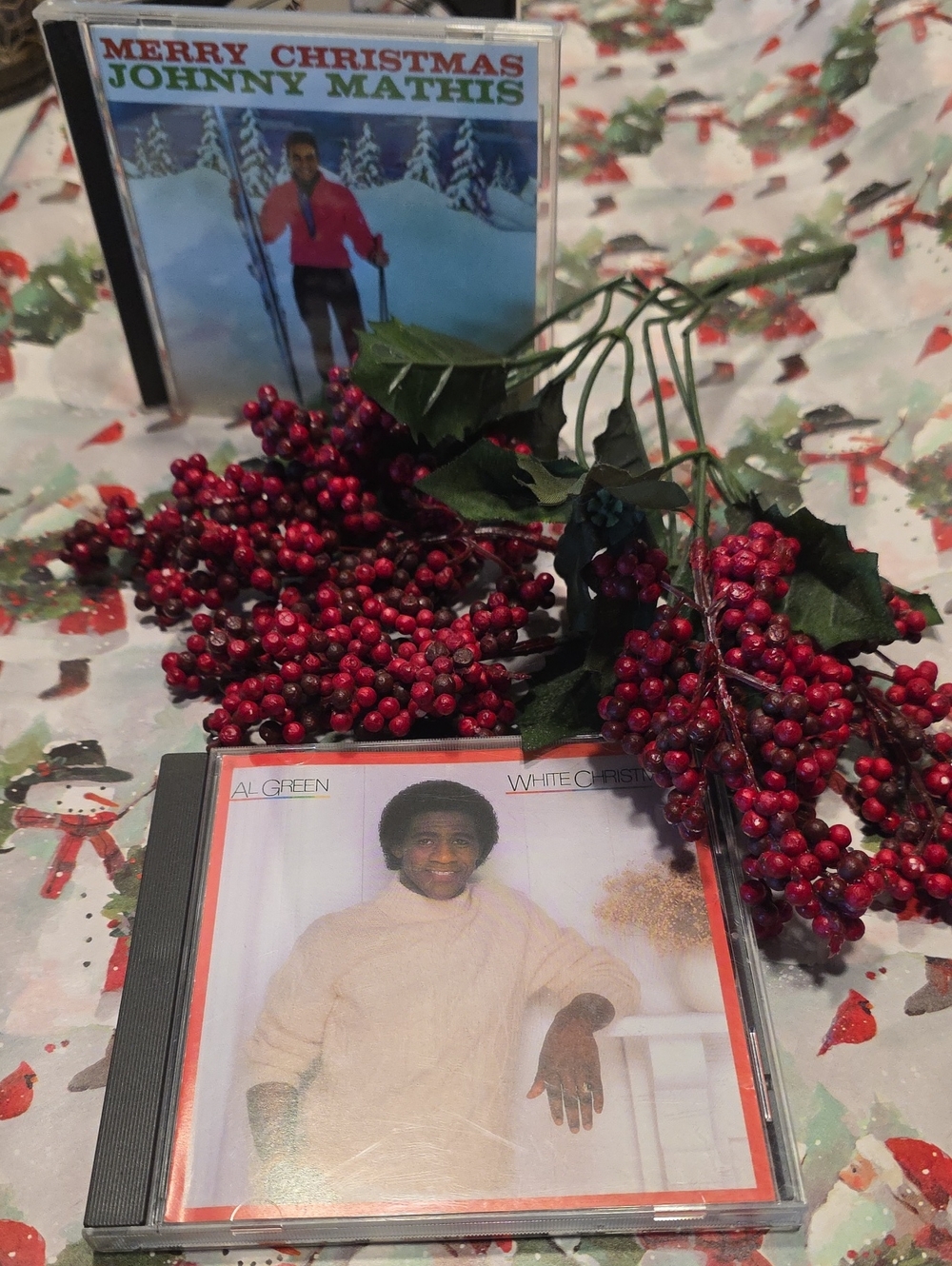 Johnny Mathis & Al Green Christmas CD